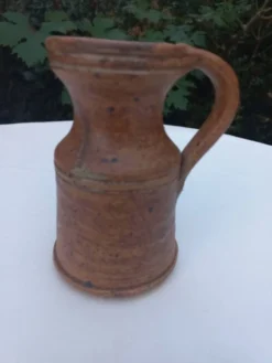 Petit pichet vintage en grès La Hulotte