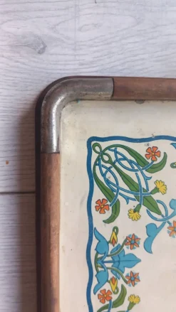 Petit plateau cuisine ancien en bois