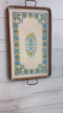 Petit plateau cuisine ancien en bois