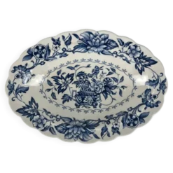 Petit plat ovale Ridgway modele 