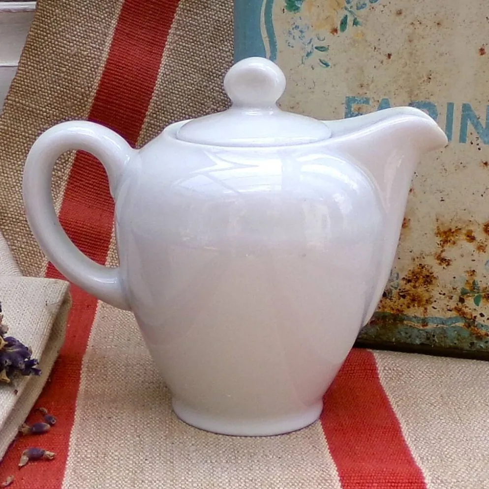 Petit pot à eau chaude/crémier/pot à lait bavarois vintage Eschenbach Rosen