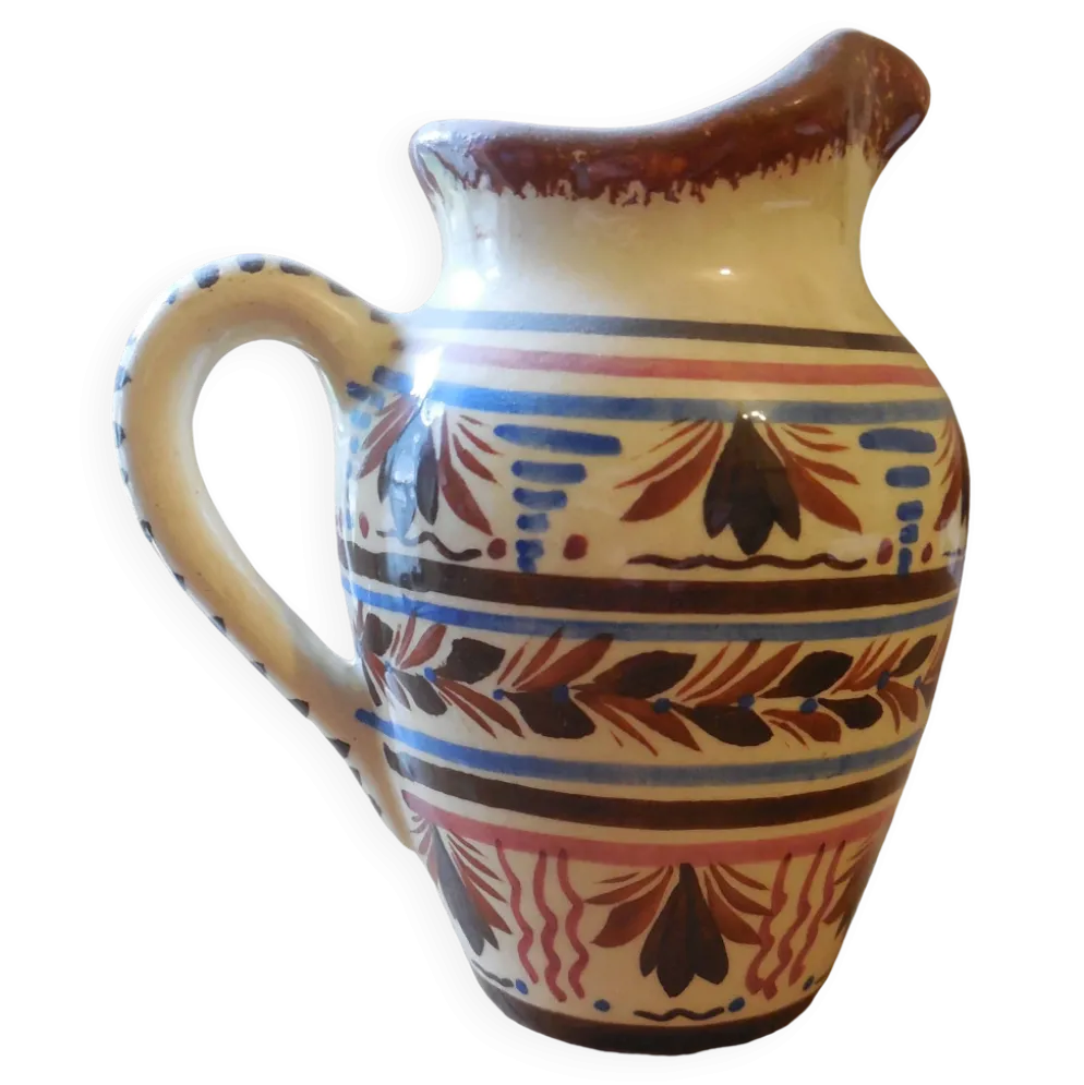 Petit pot à lait ancien en céramique de Quimper