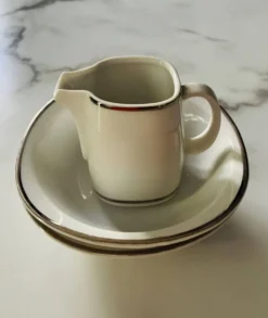 Petit pot à lait et coupelles porcelaine Schirnding Bavaria