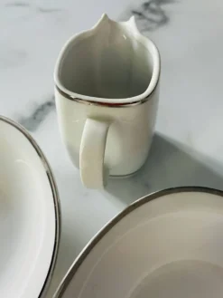 Petit pot à lait et coupelles porcelaine Schirnding Bavaria