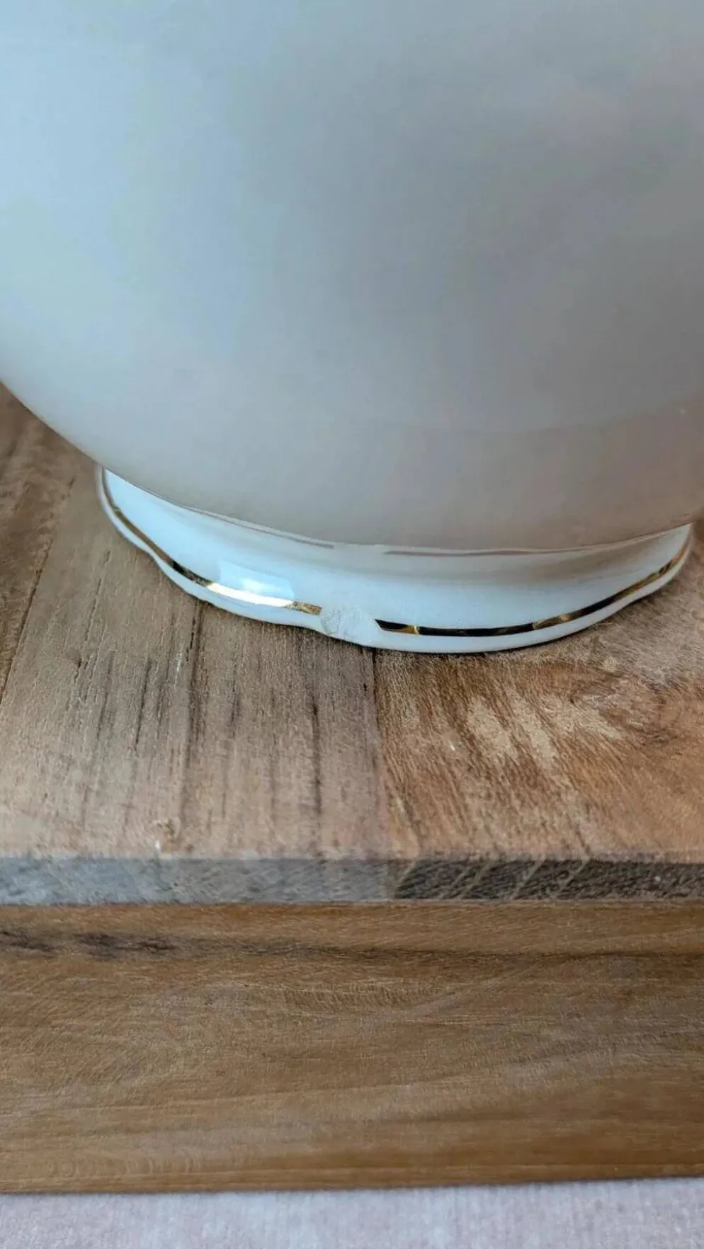 Petit pot à lait Villeroy & Boch liseré doré – vintage