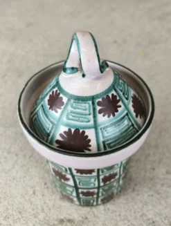 Petit pot vintage en céramique dans le gout de Robert Picault