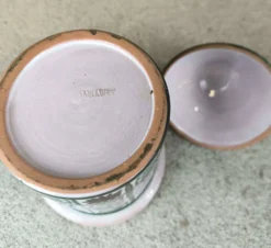 Petit pot vintage en céramique dans le gout de Robert Picault