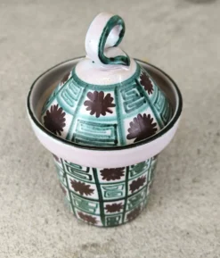 Petit pot vintage en céramique dans le gout de Robert Picault