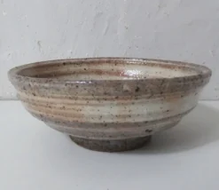 petit saladier en grès signé vintage