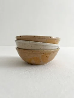 3 petits bols en grès du marais vintage