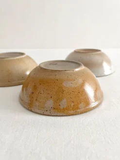3 petits bols en grès du marais vintage