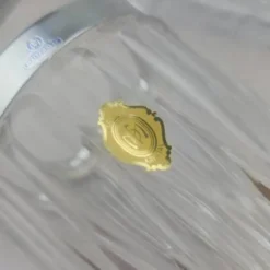 Petit seau à glaçons en cristal transparent Demeyere et anse en inox