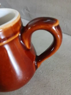 5 petits pots à lait/ crème de bistrot