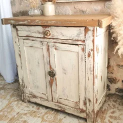Petit établi, meuble de métier ancien