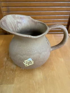 Pichet ancien vieux gres beige années 60 made in france vintage #e340