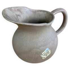 Pichet ancien vieux gres beige années 60 made in france vintage #e340
