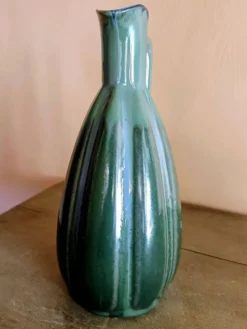 Pichet art déco bleu vert