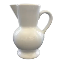 Pichet blanc classique