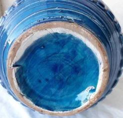 Pichet bleu en céramique Aldo Londi