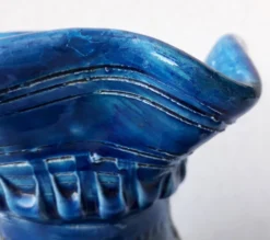 Pichet bleu en céramique Aldo Londi