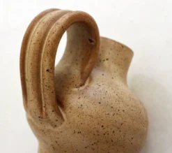 Pichet bouteille en grès Vallauris