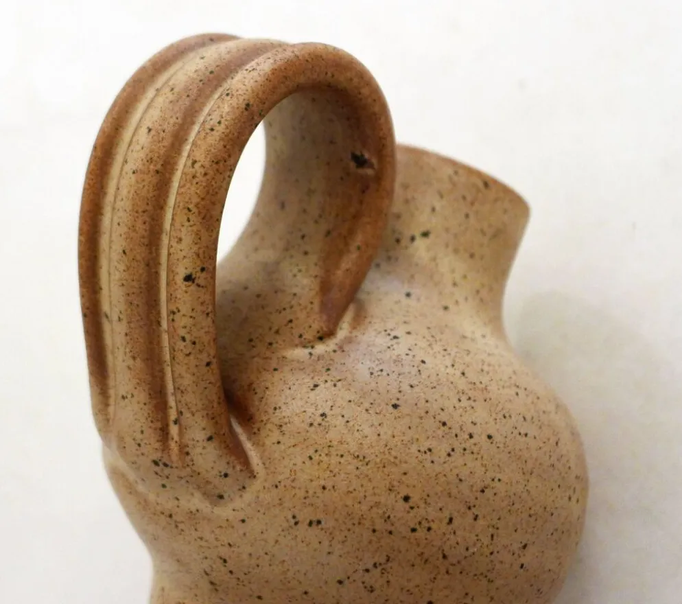 Pichet bouteille en grès Vallauris