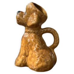 Pichet Caniche en Céramique Miel