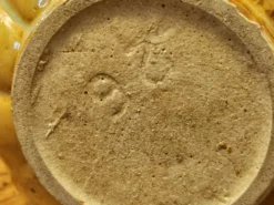 Pichet citrouille vintage en terre cuite vernissée, années 30