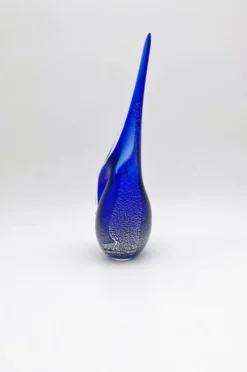 Pichet Colibri Signé Allan Scharff Holmegaard Bleu Feuille Argent 27cm