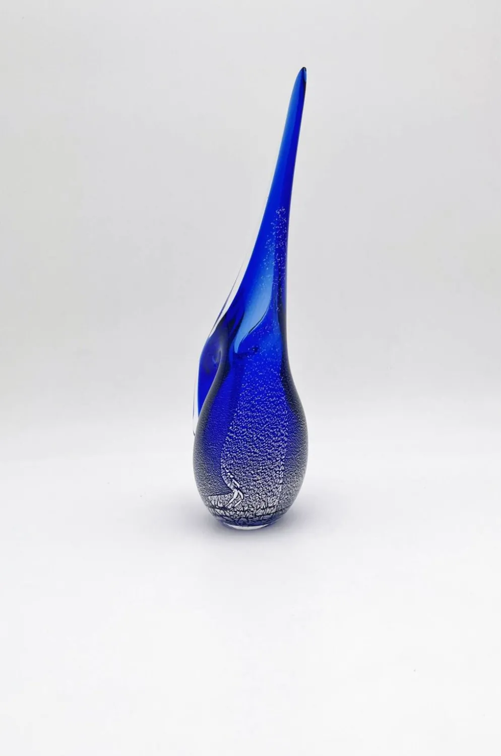 Pichet Colibri Signé Allan Scharff Holmegaard Bleu Feuille Argent 27cm