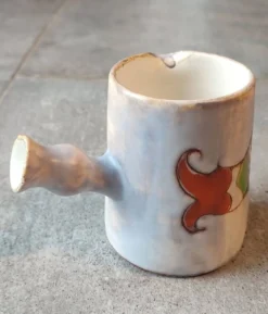 Pichet, crémier en céramique signé Marie-Christine Treinen