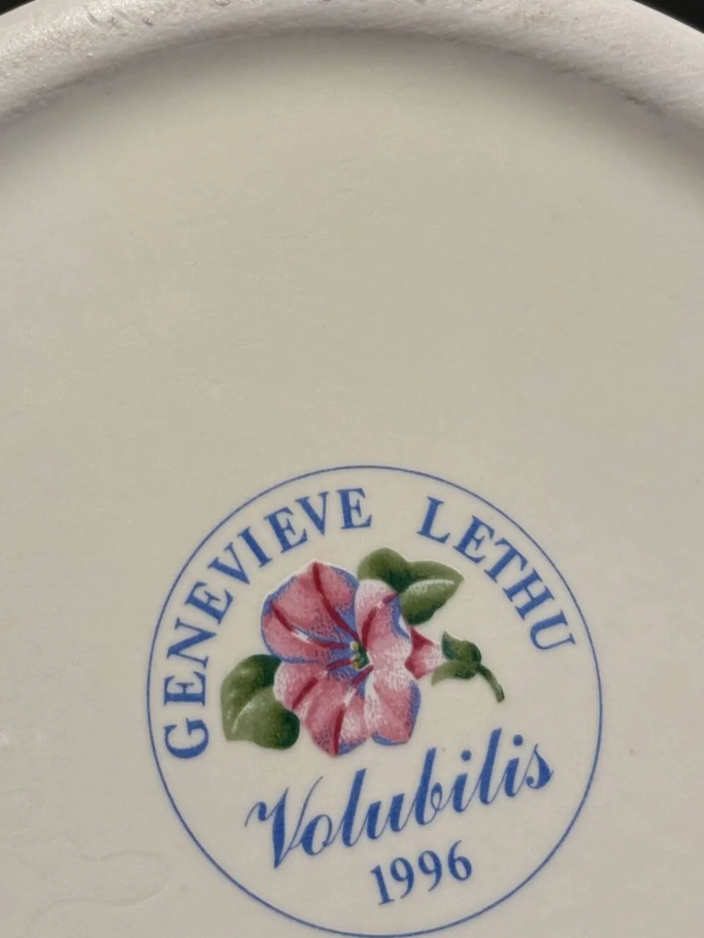 Pichet Cruche Fleuri Vintage Geneviève Lethu Volubilis