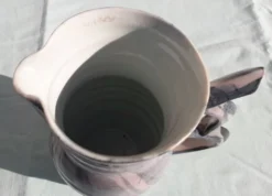 Pichet design en grès La Borne