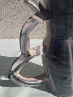Pichet design en grès La Borne