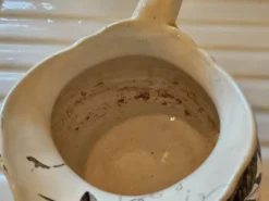 Pichet de toilette Art Nouveau en Terre de Fer « Volubilis »