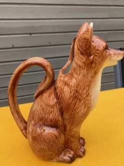 Pichet en céramique en forme de renard