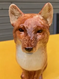Pichet en céramique en forme de renard