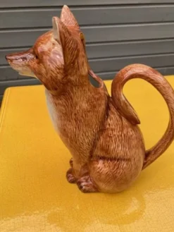 Pichet en céramique en forme de renard