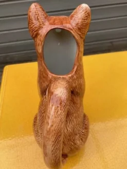 Pichet en céramique en forme de renard