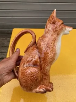 Pichet en céramique en forme de renard