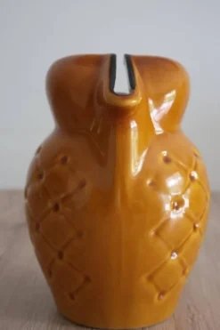 Pichet en céramique motif ananas années 60
