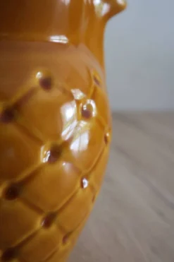 Pichet en céramique motif ananas années 60