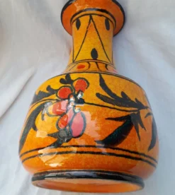 Pichet en céramique orange