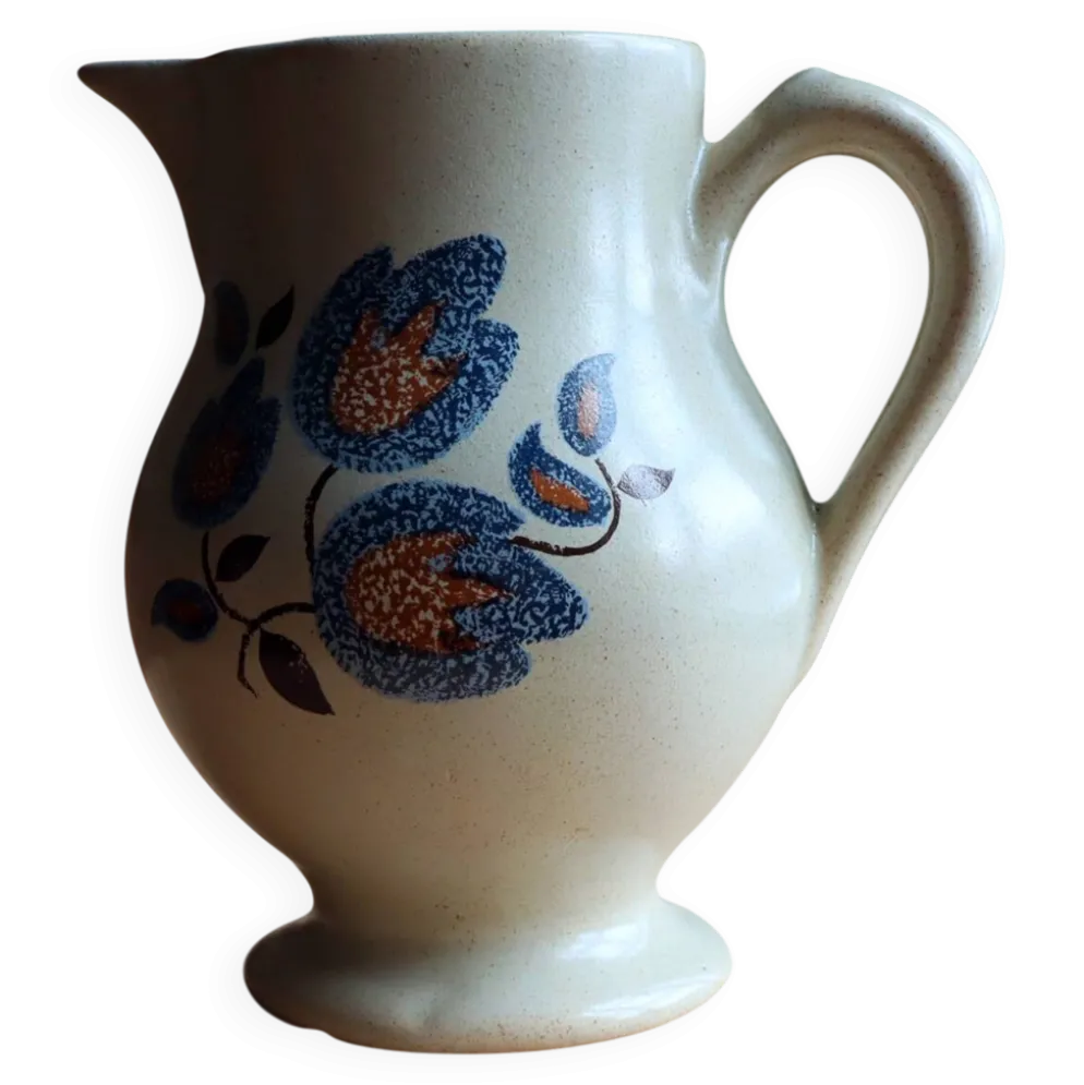 Pichet en faïence vintage "Sologne" – St Amand France