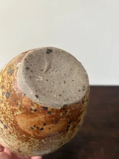 Pichet en grès pyrité vintage
