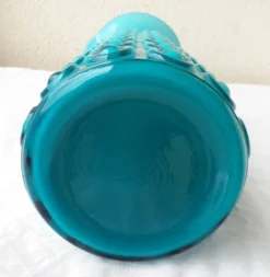 Pichet en opaline italienne turquoise