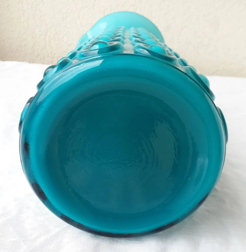 Pichet en opaline italienne turquoise