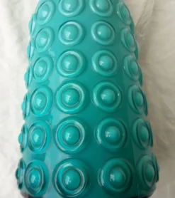 Pichet en opaline italienne turquoise