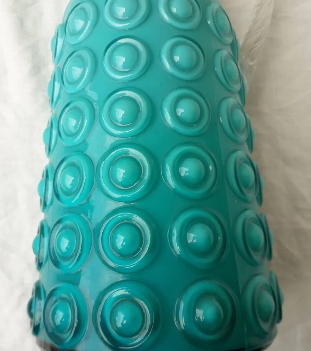 Pichet en opaline italienne turquoise