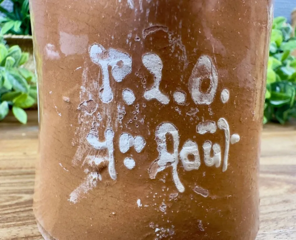 Pichet en terre cuite vernissée – Poterie artisanale T2O